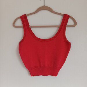NWOT VINTAGE Shanie Jacobs Hand knit Crop Top